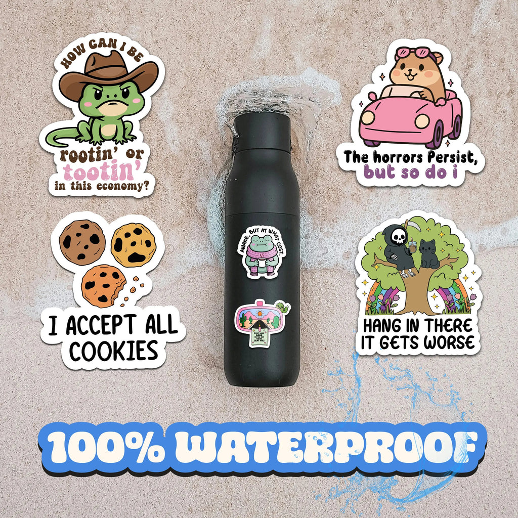 300PCS Funny Holographic Stickers for Adults