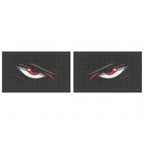 2-Pack Car Headlight Grid Eye Stickers, Durable Headlight and Taillight Decals, Simple Self-Adhesive Vinyl Car Light Stickers, Universal Car Accessories, Vehicle Decoration