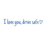💓 I love you, drve safe Sticker(3pcs)