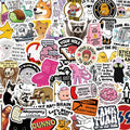 130pcs Funny Stickers for Adults, Prank Meme (Dirty)