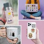 130PCS Funny Saying Sticker Pack - Snarky, Sarcastic Bold Humor Vinyl Waterproof Meme stickers
