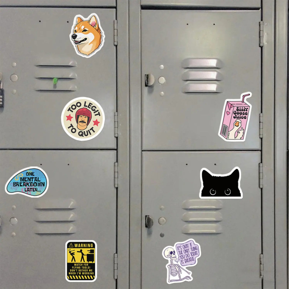 130PCS Funny Saying Sticker Pack - Snarky, Sarcastic Bold Humor Vinyl Waterproof Meme stickers