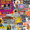 225PCS Slap Some Sass On it Stickers Pack for Adults - Hard Hat sticker