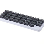 🔥Hot Sale 49% OFF✨Monthly Pill Organizer with Lid - Arthritis-Friendly Easy-Open Lids 31 Removable Daily Pill Pods Date Reminder & Travel Case for Vitamins & Medications