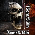 4PCS Skull Pattern Car Sticker, Waterproof Durable Car Decorative Sticker