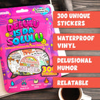 300PCS Funny Holographic Stickers for Adults