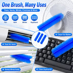 Bendable Microfiber Head,Reusable Dust Remover