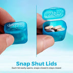 🔥Hot Sale 49% OFF✨Monthly Pill Organizer with Lid - Arthritis-Friendly Easy-Open Lids 31 Removable Daily Pill Pods Date Reminder & Travel Case for Vitamins & Medications