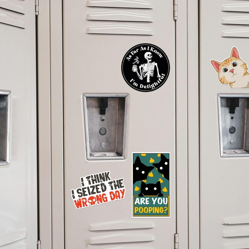 130 PCS of Funny Stickers for Women, Hilariou Quotes Meme Sticker Pack for Laptop