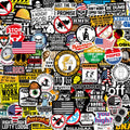 150pcs Hard Hat Stickers Pack(DIRTY) - Perfect for Helmets, Toolboxes..