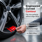 Car Wheel Rim Reflective Stripes Decal