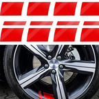 Car Wheel Rim Reflective Stripes Decal