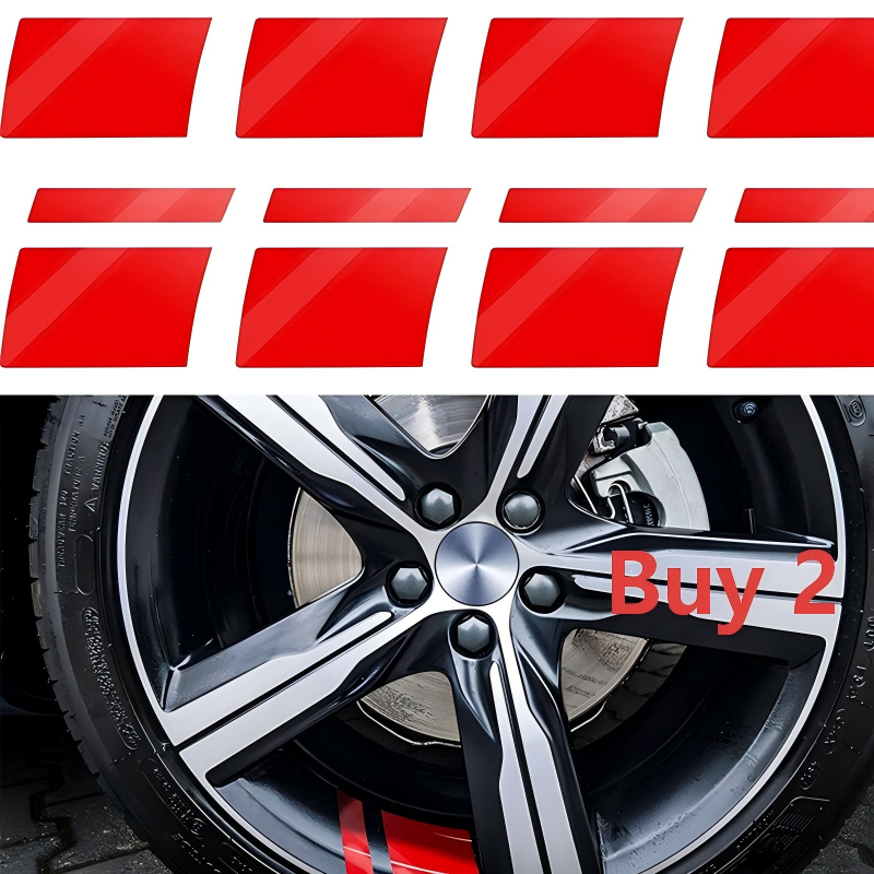 Car Wheel Rim Reflective Stripes Decal